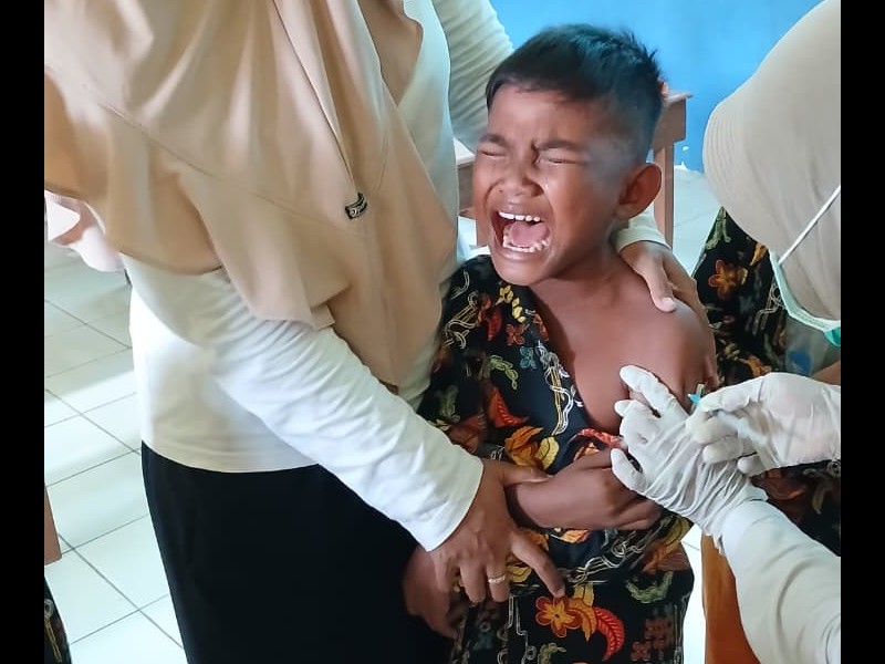 KEGIATAN IMUNISASI DT DAN TD DI SD NEGERI 3 WRINGIN ANOM
